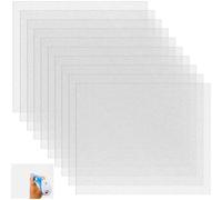 Uxsjakjsd 18 Pieces 3D-Pen Mat-Coarse Heat- PVC Printing Sheets, 7.09x5.91 Inches 3D-Pen Accessories, DIY 3D-Print Molds