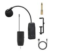 Uxsjakjsd 2.4G Wireless Microphone System for Violin, Cello, Guitar Clip-on Transmitter and Receiver 50 Meters Range