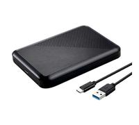 Uxsjakjsd 2.5" External Hard Drive Housing Enclosure 5GB/S USB 3.1 for PC Laptop Supports Up to 6TB,Fits 7mm/9.5mm SSD/HDD