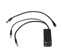 Uxsjakjsd 25W 2.5G POE Splitter 48V to 12V IEEE 802.3af Power Ethernet Splitter Adapter for Security CCTV System Camera 12V