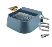 Uxsjakjsd 3/4" Anti-Bite Metal Pipe Automatic Dog Water Dispenser for Outdoor with Float Valve