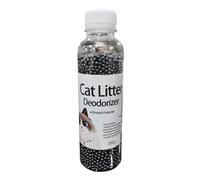 Uxsjakjsd 300G Kitten Toilet Cleaning, Cat Litter Deodorant Bead, Artifact Pet Odor Activated Carbon Absorbs, Cat Sand Stink-A Easy to Use