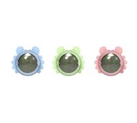 Uxsjakjsd 3PCS Catnip Wall Ball Cat Toys Edible Cat Licking Toy Cat Chew Toy Teeth Cleaning Cat Bite Toy Rotatable Indoor Cat Toy
