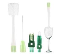Uxsjakjsd 5 in 1 Water Bottle Brushes for Cleaning, Easily Cleans the Cup Mouth, Lid, Bottom, and Straw, Bottle Cleaning Tools