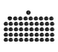 Uxsjakjsd 50 Pcs Black Earbuds Earpiece In Ear Buds Tip Cover Replacement