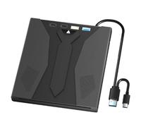 Uxsjakjsd 7 in 1 USB 3.0 Type C External Burner Optical CD DVD Drive Player Multifunction for Laptop for PC