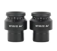 Uxsjakjsd Adjustable 30mm Widefield Eyepiece Lens 2PCS WF10X/22 Microscope Ocular Eyepoint Wide Angle Field of View