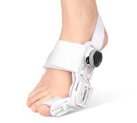 Uxsjakjsd Adjustable Toe Straightener Bunion Corrector Knob Bunion Relief Splint with Silicone Pad White