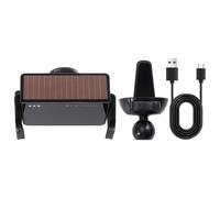 Uxsjakjsd Air Vent Mount Car Phone Holder-Solar-Powered, Intelligent Charging, Navigation-Ready, Eco-Friendly Design