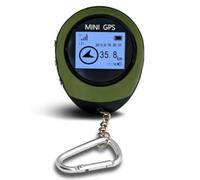 Uxsjakjsd Altitude Locator Compass Coordinates High- Mini Handheld GPS Satellite Navigator Outdoor Sports Hiking Tracking Green