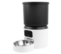 Uxsjakjsd Automatic 4L for Cats and Dogs Pet Feeder-Timed Function, Dry Food Dispenser, Desiccant Bag, WIFI Remote Control