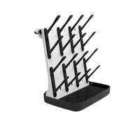 Uxsjakjsd Baby Bottle Drain Rack Drying Rack Baby Bottle Drying and Draining Stand Baby Bottle Box Storage Box Storage Rack Black