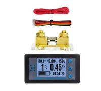 Uxsjakjsd Battery Tester with Shunt 100A Ammeter Voltmeter Wattmeter Digital Multimeter Energy Meter 8-120V