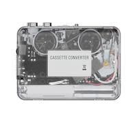Uxsjakjsd Cassette to MP3 Player with A Fully Transparent Casing and Type-C Interface Portable Design
