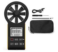 Uxsjakjsd CFM Wind Speed Meter Rechargeable Anemometer Handheld Digital Smart Touch Portable for Air Velocity Gauge