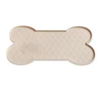 Uxsjakjsd Dog Food Mat Waterproof Silicone Thicker Anti-Slip Pet Placemat Feeder Pad with Raised Edge for Puppies