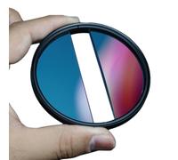Uxsjakjsd Double Half-Moon Foreground Blur Effect Filter 77mm DSLR Camera Accessories Center Field Diopter Filter