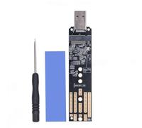 Uxsjakjsd Dual Protocol SSD Enclosure M. 2 for NVME NGFF to USB3.1 Converter M2 SSD Case Adapter for 2230/2242/2260/2280 SSD