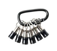 Uxsjakjsd Extension Rod Quick-Change Key Chain 1/4" Hexagon Handle Changeover Rod Screwdriver Quick-Release Sleeve Tool Set