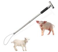 Uxsjakjsd For Pig Catcher Pole Tool, Portable Hog Animal Control for Pigs, for Swine,Livestock Farm