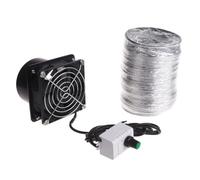 Uxsjakjsd Fume Extractor Fan Smoke Absorber USB Adjustable Speed Exhaust Fan Pipe Duct Exhuast Accessories D