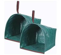 Uxsjakjsd Garden Waste Collection Bags Outdoor Fallen Leaf Garbage Collector forCollecting Grass Clippings 200L Large Capacity Fallen Leaf Collection Bag Reusable Fallen Leaf Collection Bag