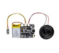 Uxsjakjsd GC07A Recordable Sound Module withBattery Gift Box Christmas Birthday Card Music Cover Wall MP3 Download Voice Module Leave Play