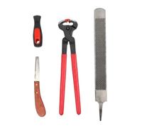 Uxsjakjsd Goat Hoof Trimmer Equine Nail Trimming Tool Set for Livestock Grooming and Shearing