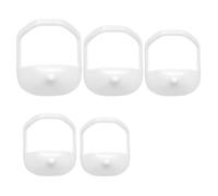 Uxsjakjsd Goatee Shaving Template Beard Styling Template 5Pcs Trimming Supplies French Beard Beard Care White