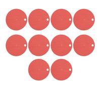Uxsjakjsd Heat-Insulating Round Silicone Table Mat for Kitchen, Non-Slip Thick Coffee Cup Coasters