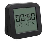 Uxsjakjsd Hygrothermograph Table Clock Dual Screen LCD Digital Display Touch Screen Suitable for Kitchen Cooking Suitable for Learning