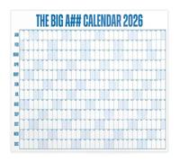 Uxsjakjsd Large 2026 Wall Calendar Planner Sheet Schedule Sticker Target 365 Days Scale Office Supplies D