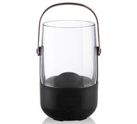 Uxsjakjsd LED Flame Humidifier with Essential Oil Diffuser - Auto-Off Timer, USB Powered and Color-Changing Lights