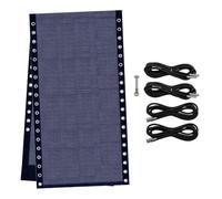 Uxsjakjsd Lounge Chair Fabric Replacement 4 Bungee Cord Mesh Cloth Repair Kit for Outdoors-for Patio Recliner Outdoor Lawn Pool Blue