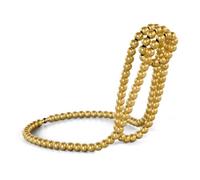 Uxsjakjsd Luxury Wine Bottle Holder Hang Suspension Pearl Necklace Style Wine Rack Desktop Home Decor Decoration Gold