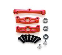 Uxsjakjsd Metal Steering Assembly with Bearing for TT-02 TT02 TT02B TT02T 1/10 RC Car Upgrade Parts