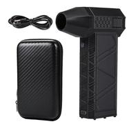 Uxsjakjsd Mini Fan 130000RPM Wind Speed 52m/S Brushless Motor Handheld Duct Fan Cyclone Turbo Electric Blower