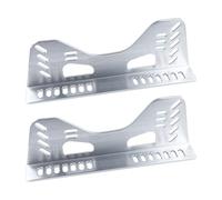 Uxsjakjsd Modification Universal Car Seat Mounting Bracket Set 2pcs Vehicle Bucket Seat Side Mounts Aluminium Alloy Black