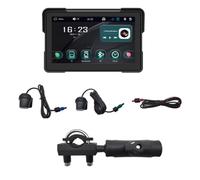 Uxsjakjsd Motorcycle Navigation Screen 7 Inch Waterproof Bluetooth Wireless Carplay Android Auto Portable MP5 Player