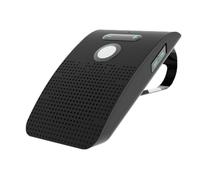 Uxsjakjsd Noise Cancelling Bluetooth 4.2 Car Kit with Sun Visor Clip, 2W HiFi Speaker & MP3 Music Wireless Audio Receiver