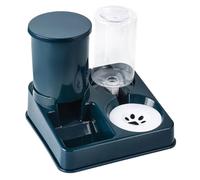 Uxsjakjsd Pet Feeder 2 in 1 Set Automatic Large Capacity Dispenser for Dogs Puppies Cats Kitten Rabbits