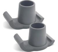 Uxsjakjsd Plastic Accessories Non-Slip Rubber Feet Elderly Walker Ski Glider Foot Pads Sled Sliding Rubber Foot Pad