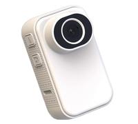 Uxsjakjsd Portable Action Camera with 2K HD Display Screen Stand IP65 Waterproof Battery Life for Outdoor Sports White