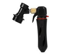 Uxsjakjsd Portable Co2 Charger Injector Ball Lock Gas Disconnect Bar Accessories Carbonation Cap Fitting HomeBrew Beer Kegs Draft Beer Dispenser CO2 Injector