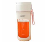 Uxsjakjsd Portable Juicer Electric Blender Multifunction Maker Machine Fruit Extractors Smoothies Mixer 6 Blades 1200mAh Pink