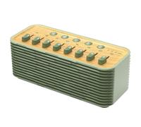Uxsjakjsd Portable Mini Speaker Music Center, White Noise Bluetooth Sound Machine for Home with 8