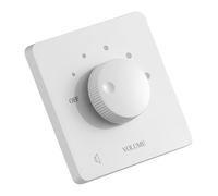 Uxsjakjsd Professional Safety 5 Gears Tuning Knob 50W Volume Control Volume Controller for Home Speakers 50 Volume Control White