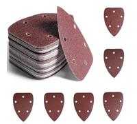 Uxsjakjsd Sanding Pads 60 Pcs Mouse Detail Palm Sander Pads 5 Hole Sanding Sheets Assorted 60/120/180/240/320/400 Mouse Sandpaper Sheets for Electric Sander