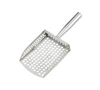 Uxsjakjsd Sieve Shovel for Sand Scoop for Metal Detecting Digging Comfortable Handle Stainless Steel Sand Sifter Shovel
