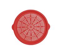 Uxsjakjsd Silicone Pizza Pan Multipurpose Baking Tray Non-Stick Pizza Pan Silicone Tray Ideal for Oven & Dishwasher Red